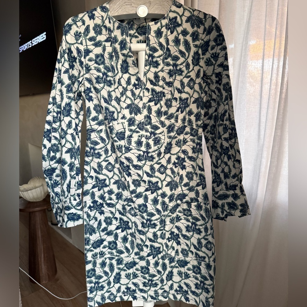 Derek Lam 10 Crosby Kasha Floral Print Shift Dress, Size 2 cotton - Picture 8 of 15